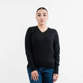 پلیور بافت اسلیم فیت یقه هفت زنانه - 71251350