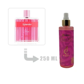 بادی اسپلش عطر ادکلن اسپلندور پینک-قرمز زنانه 250 میل Splendor Pink for Woman 250ml