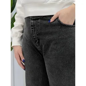 شلوار جین نیم بگ 400228