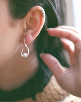 گوشواره‌ی دست‌ساز چاو