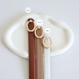 کمربند چرمی مات زنانه مدلbe7042