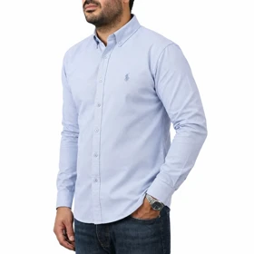 پیراهن آستین بلند ساده مردانه مدل 61029144