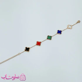 دستبند دخترانه مدل ونکلیف چند رنگ کد 1897