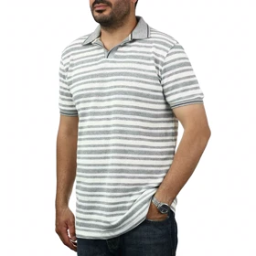 پولوشرت آستین کوتاه بافت مردانه سیزر مدل 15411864