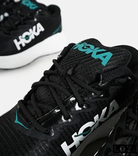 کفش کتانی مشکی سفید آبی HOKA