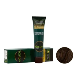 رنگ مو نچرال شماره 6.8 حجم 120 میل رنگ بلوند زیتونی تیره
