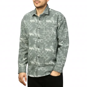 پیراهن پشمی ضخیم مردانه مدل 6203875