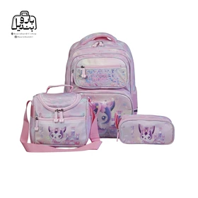 کوله‌پشتی مدرسه هونکا Honka کد طرح کرومی 2618 (صورتی)