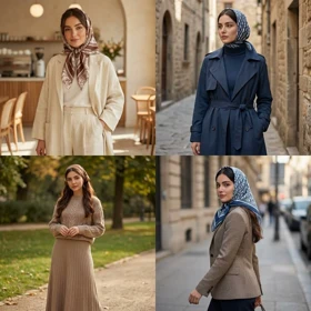 مینی اسکارف ابریشم کد 3