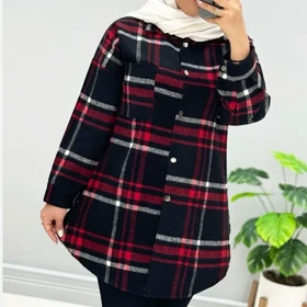 شکت زنانه چهارخونه پاییزی