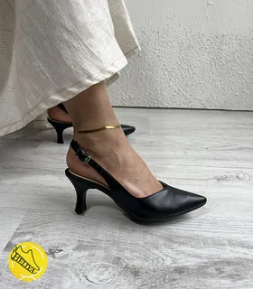 کفش مجلسی پاشنه‌بلند پشت بندی