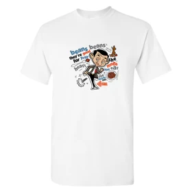 تیشرت Mr Bean's طرح Bean beans, good for your heart کد 262439