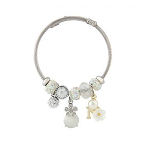 دستبند دخترانه فانتزی پاندورا (نقره‌ای)