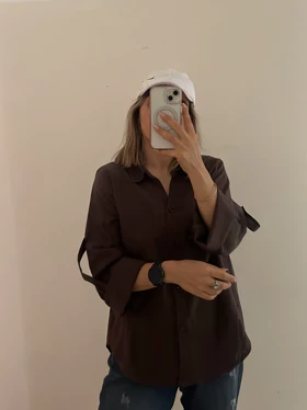 شومیز لینن تابستانی خنک زنانه مدل آلما کد 070