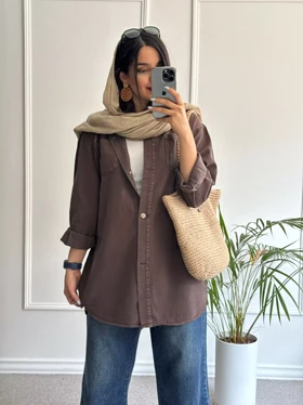 مانتو کتان زارا بلند