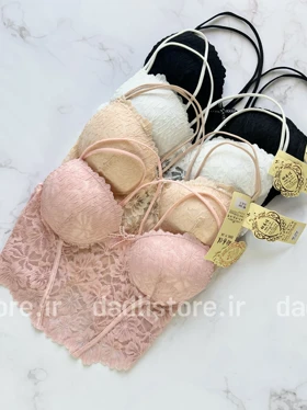 نیم‌تنه گیپور کاپ‌دار اسفنجی بند دوبل