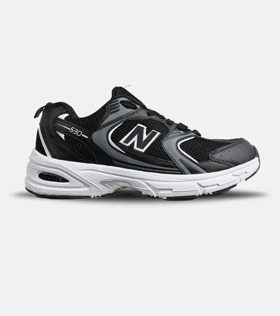 کفش کتانی زنانه و مردانه مشکی طوسی سفید NEW BALANCE 530