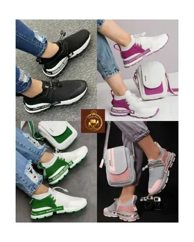کتانی زنانه جورابی VALENTINO اصل بافتی
