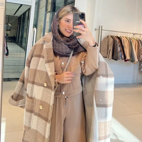 پالتو چهارخانه