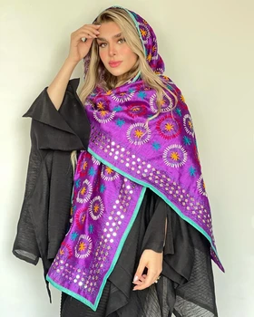 شال تافته هندی سوزن دوزی