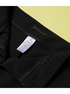 شلوار زنانه راسته کلاسیک کرپ دیپلمات جیب‌دار آیلار