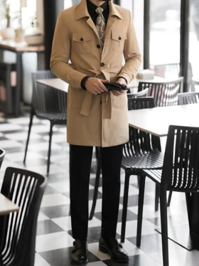 بارانی نخودی کد r101