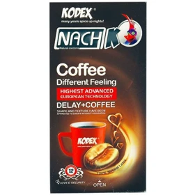 کاندوم ناچ مدل Coffee بسته 12 عددی ناچ کدکس
