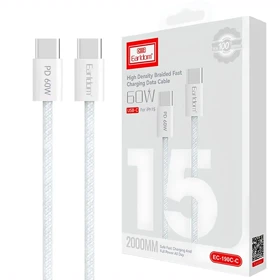 کابل دوسر تایپ سی ارلدام Earldom مدل EC-190C-C توان 60 وات 2 متر