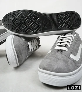کفش کتانی مردانه طوسی ونس VANS