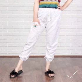 شلوار الیاف نخ چشمک 476