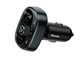 شارژر فندکی فست شارژ ماشین با قابلیت پخش موسیقی و تماس بیسوس S-09