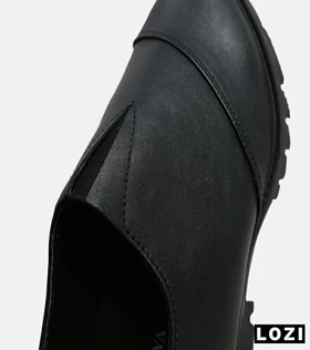 کفش کتانی مردانه مشکی BERSHKA
