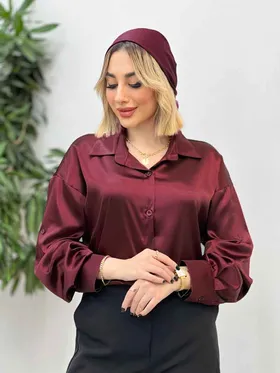 شومیز ساتن سلین