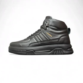 کفش آدیداس ساق‌دار چرمی مشکی