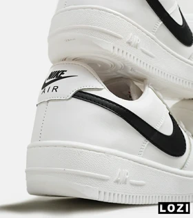 کفش کتانی بزرگ پا سفید مشکی NIKE AIR FORCE