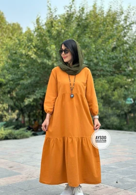 پیراهن مانتویی آیسو(ایراد دار)