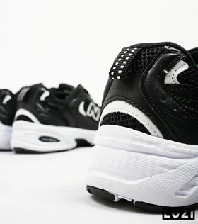 کفش کتانی بزرگ پا مشکی سفید NEW BALANCE 530