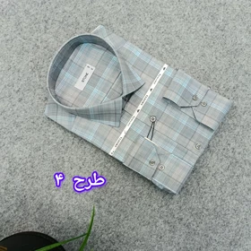 پیراهن طرحدار مردانه قواره ازاد ( قواره کلاسیک ) _ استین بلند