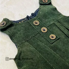 سارافون نوزاد دخترانه مدل دکمه کبریتی