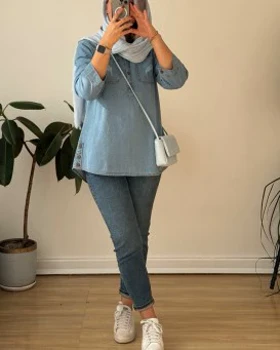 تونیک جین سه دگمه