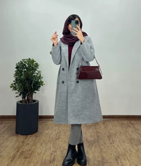 پالتو فوتر بلند آستردار دیلا 1