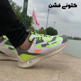 کتانی ریباک زیگ زاگ سفید فسفری