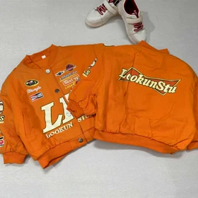 کاپشن خلبانی بچه گانه طرح مسابقات موتورسواری