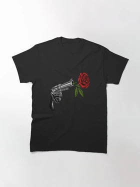 تیشرت guns n roses گانز ان روزز Gun with rose کد 181375