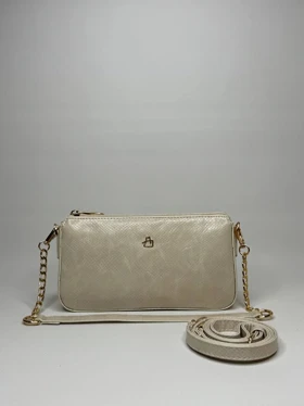 کیف دوشی زنانه الفا ALFA کد 6053 (بژ)