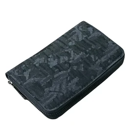 کیف جا کارتی زنانه و دخترانه تک زیپ کوچک ابر و بادی مشکی مدل MSN92-146