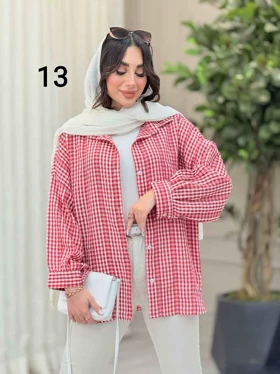 شومیز طرح دار دایانا
