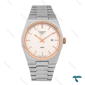 ساعت تیسوت prx مردانه دورنگ رزگلد Tissot-6939-G