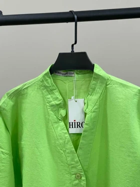 شومیز لینن باکسی 155 هیرو (سبز)