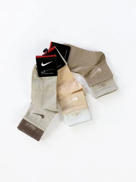 جوراب نیم ساق زنانه نخ پنبه دوکش نایک Nike